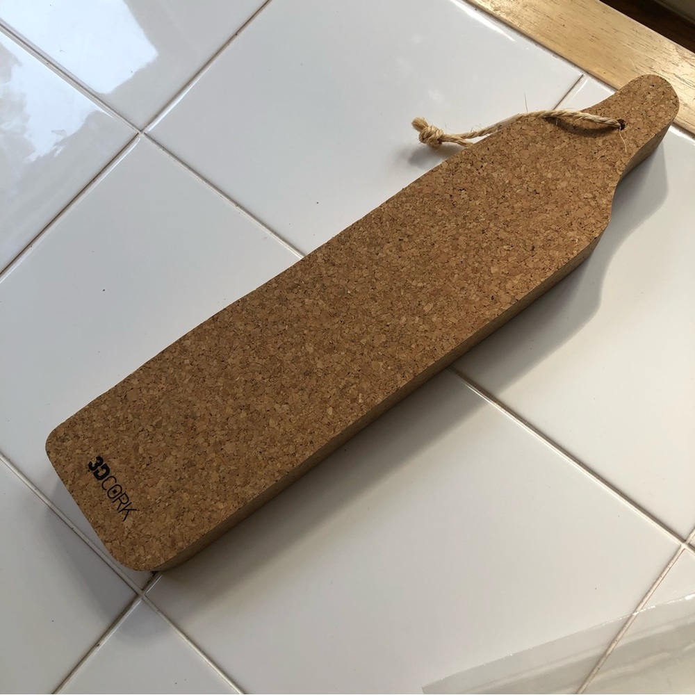 NWOT Cork Trivet kitchen display tray chunky cork in modern design